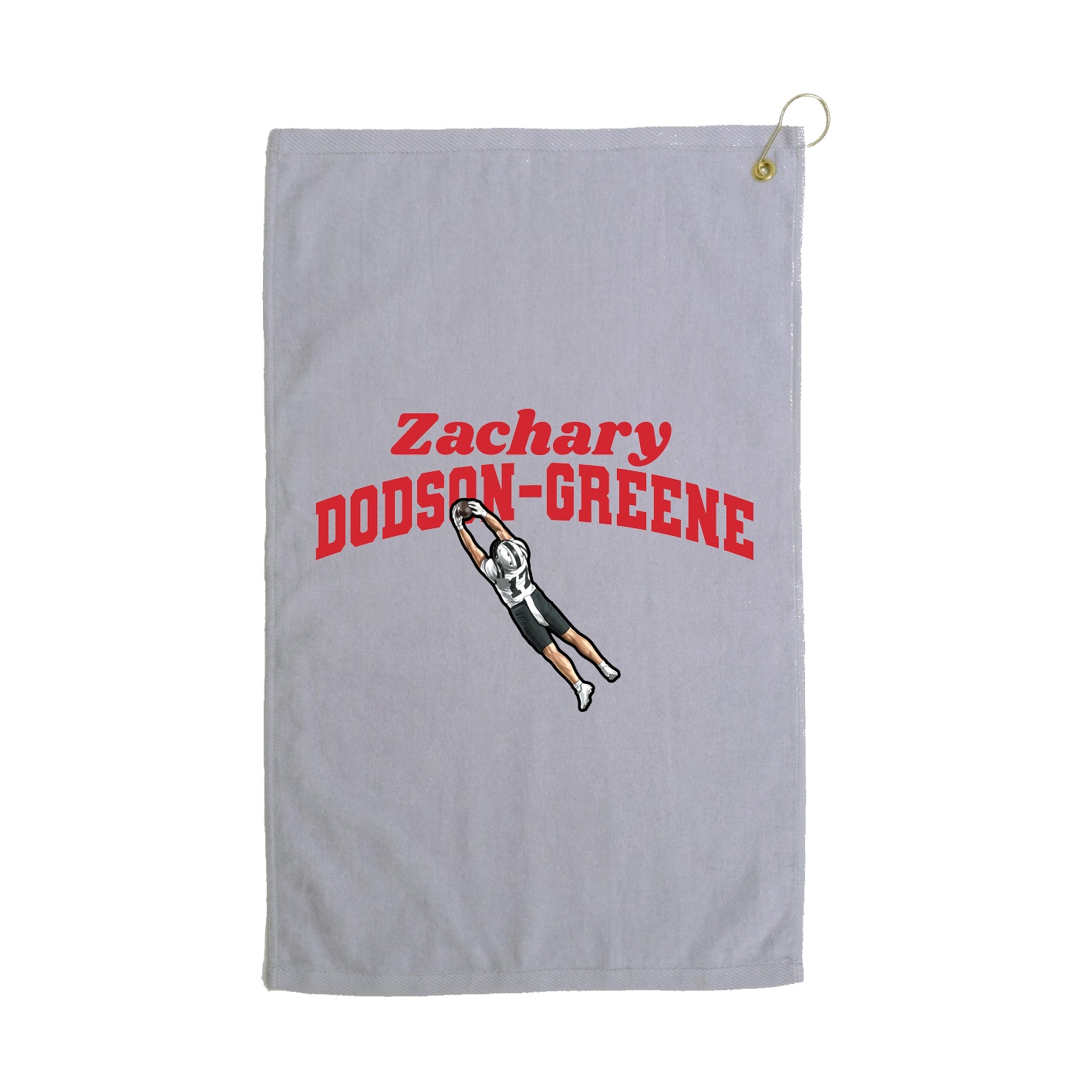 Golf Towel — Signature Arch in Grey