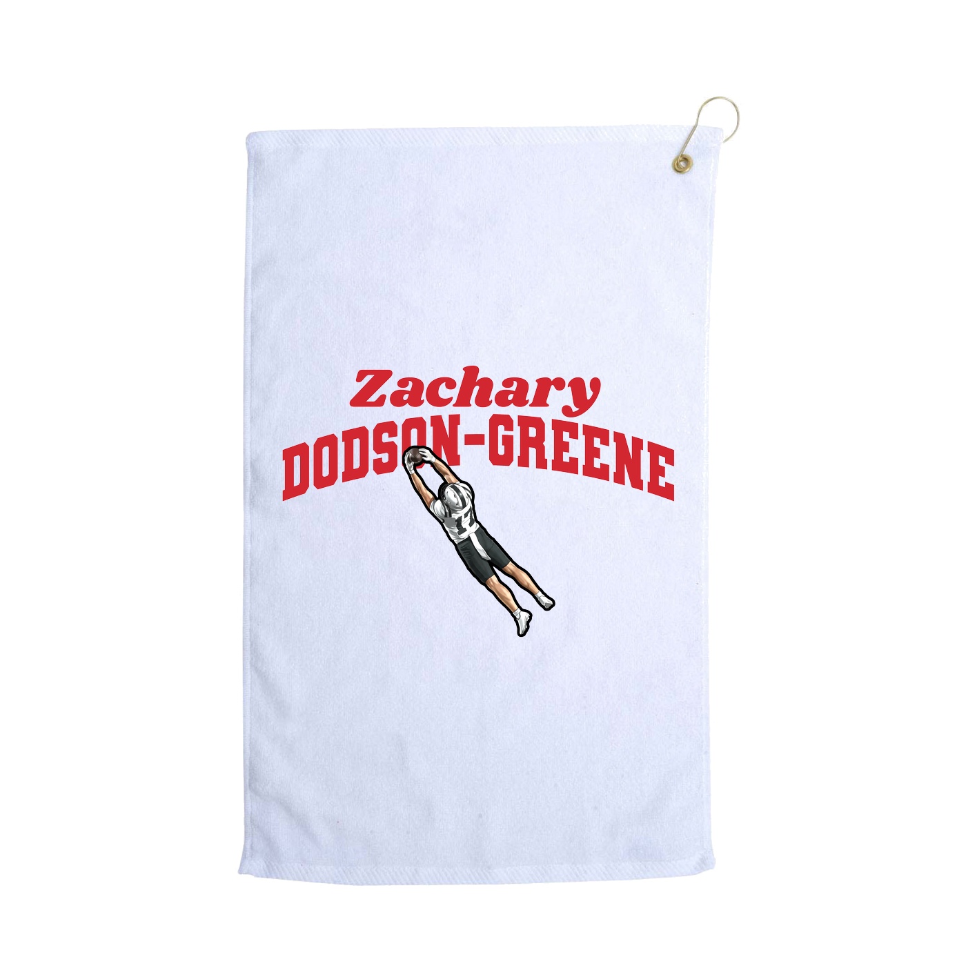 Golf Towel — Signature Arch in White