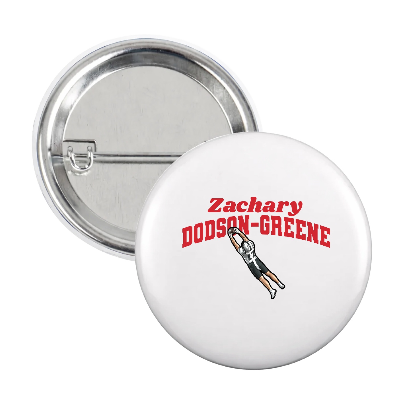 Game Day Button — Signature Arch in White