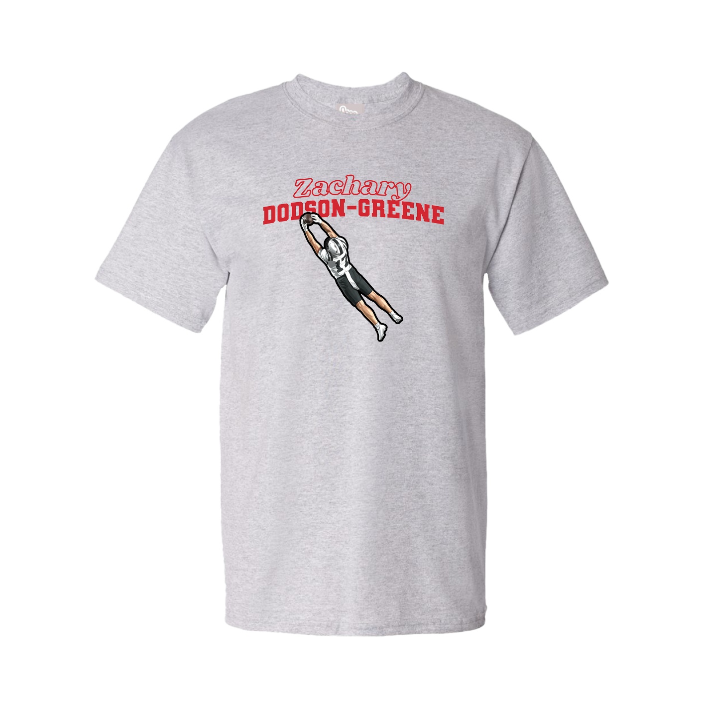 Tee — Name Arch in Grey