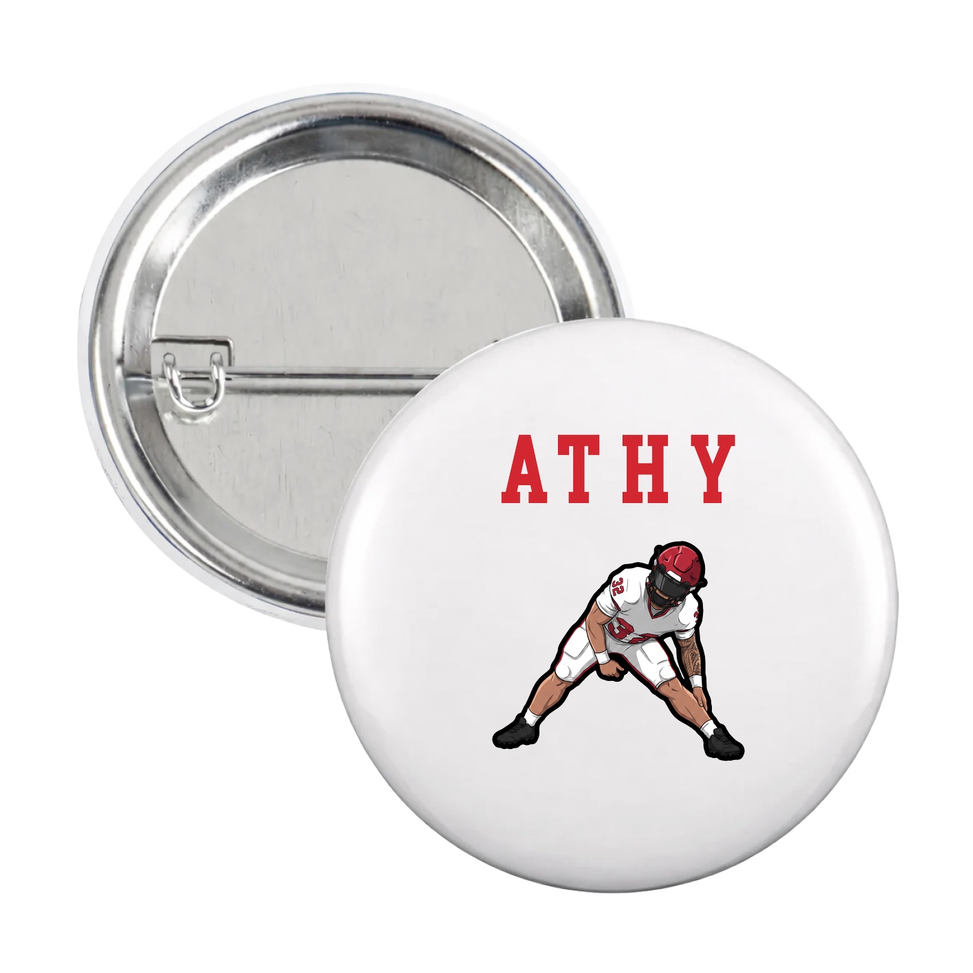 Game Day Button — Shirsey in White