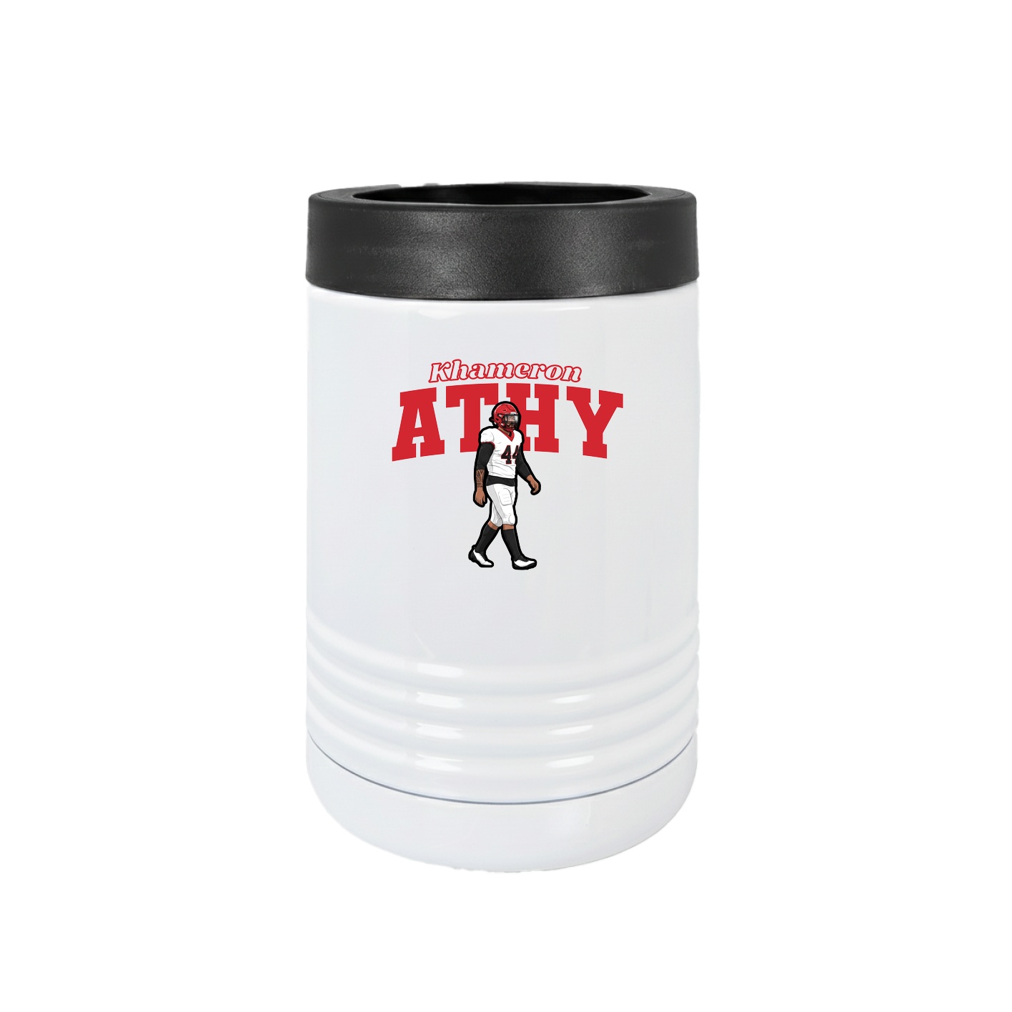 Beverage Holder — Name Arch in White