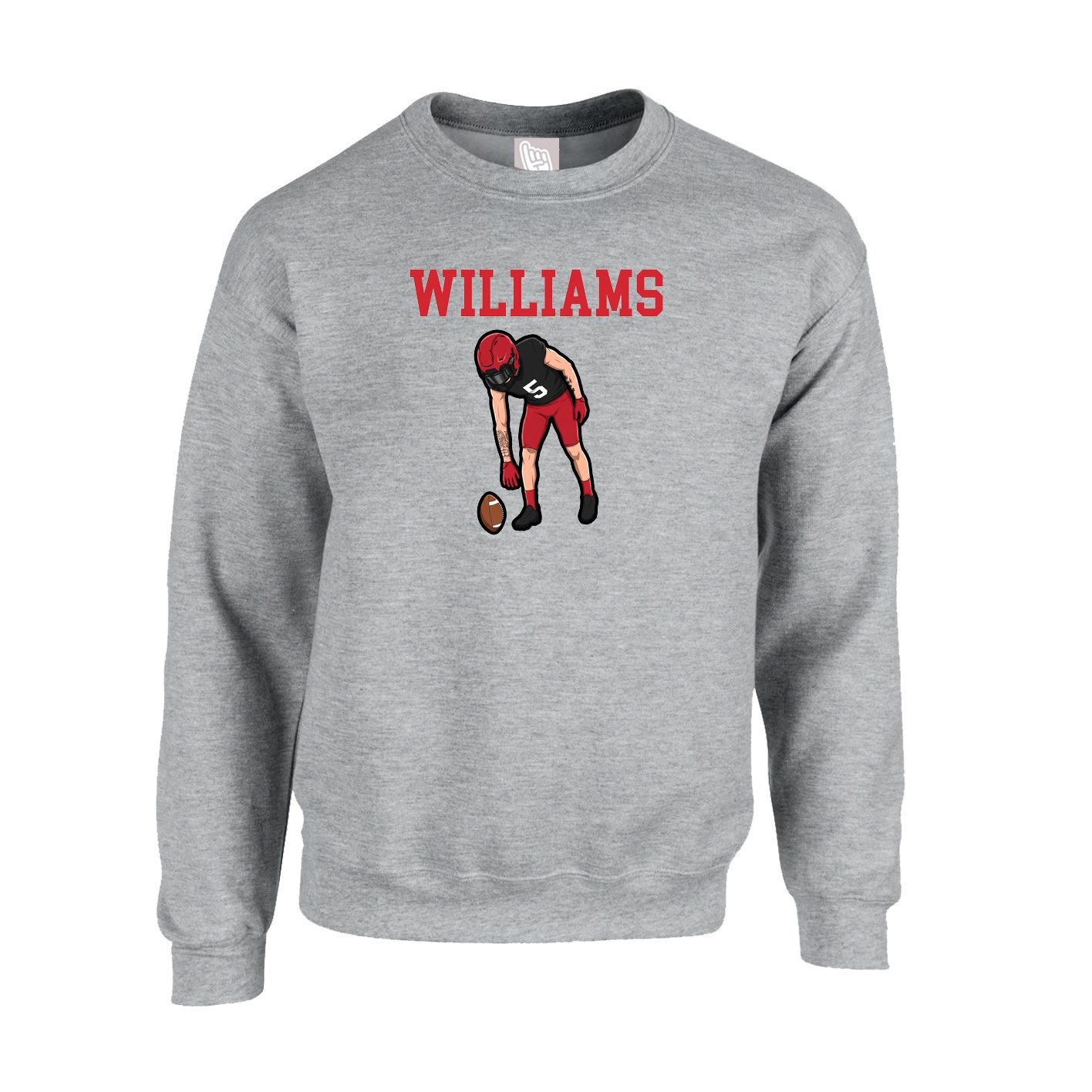 Fleece Crew — Shirsey in Grey