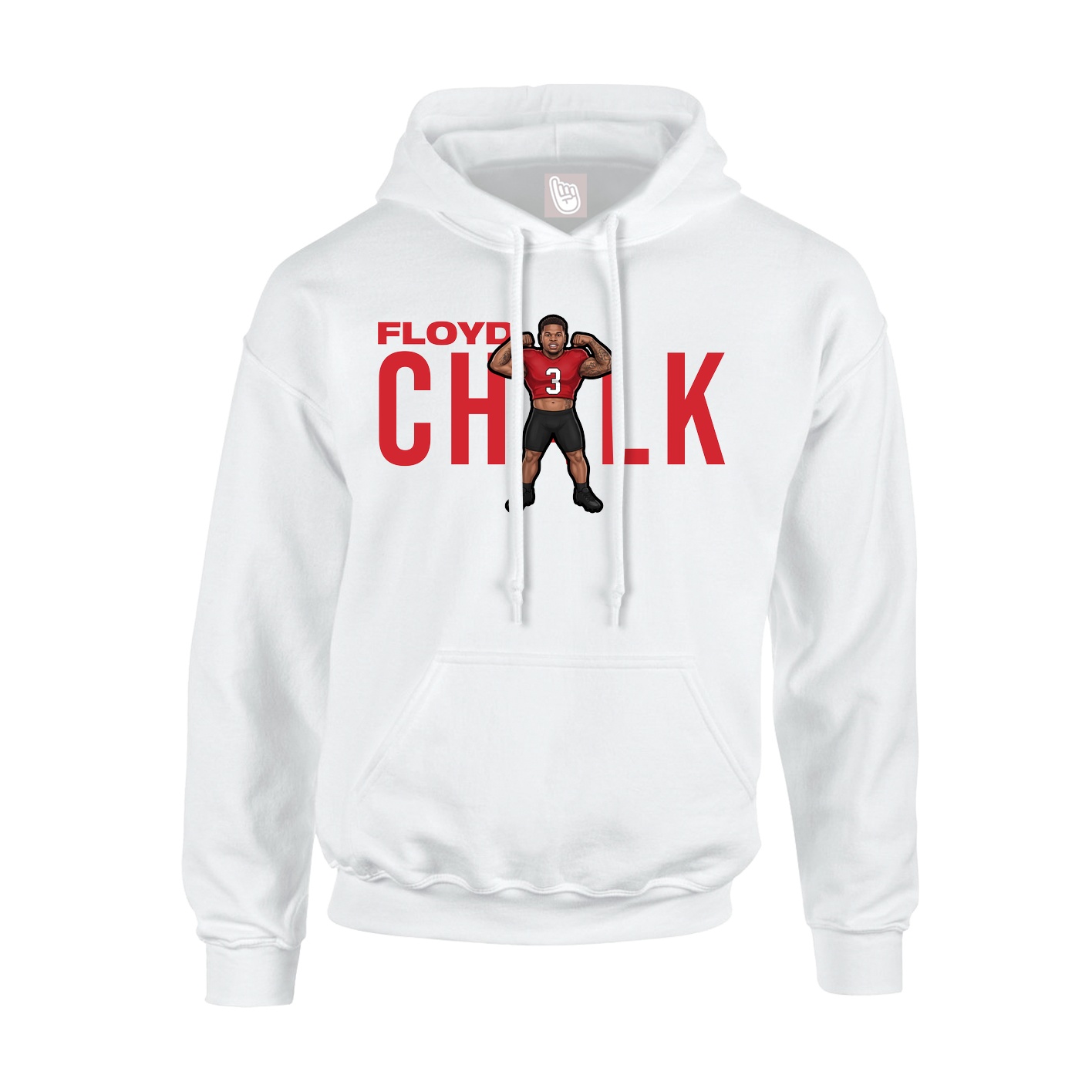 Hoodie — Player Name in White