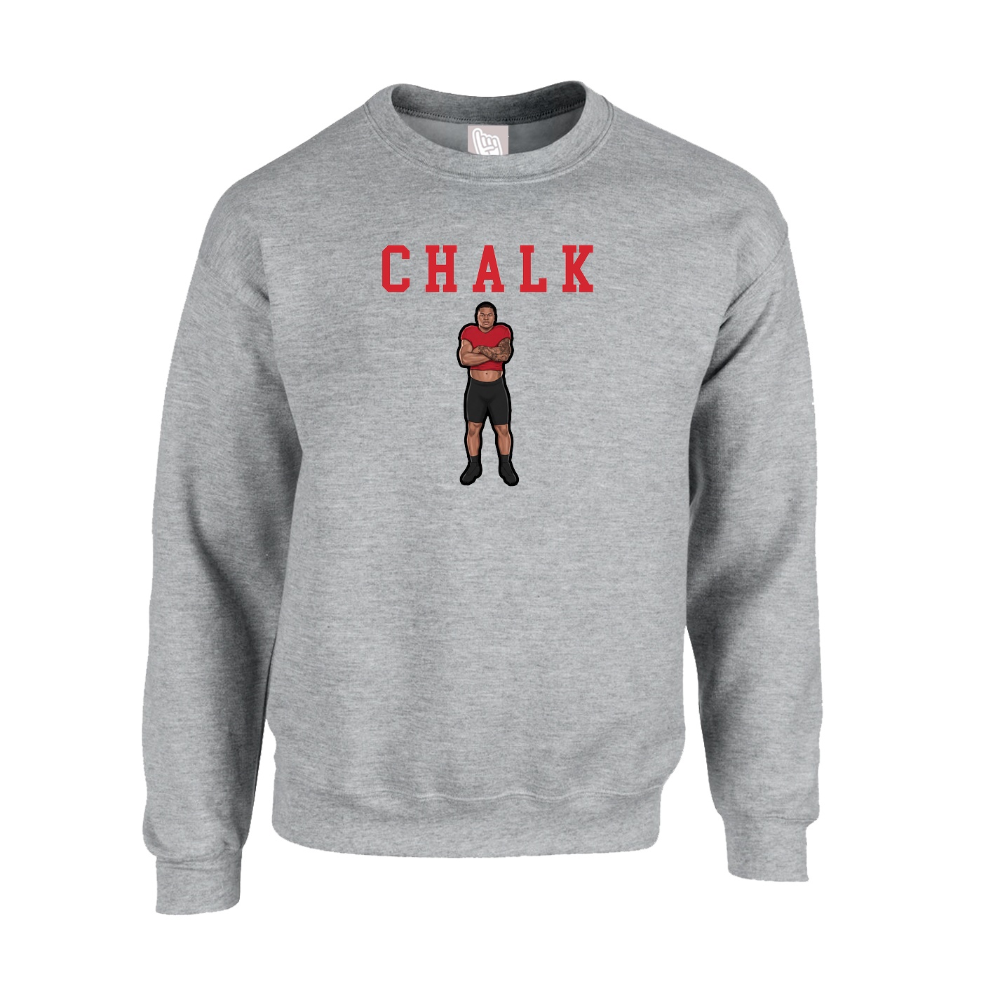 Fleece Crew — Shirsey in Grey