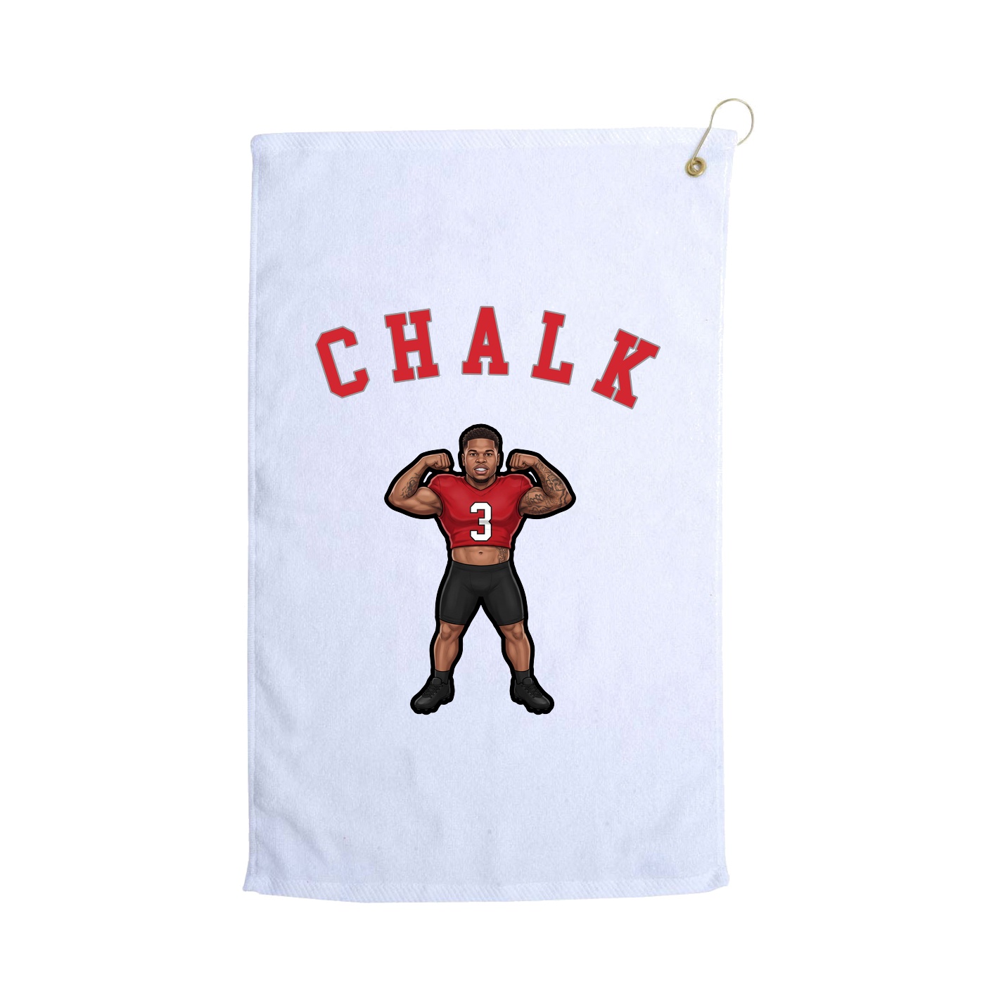 Golf Towel — Shirsey Arch in White