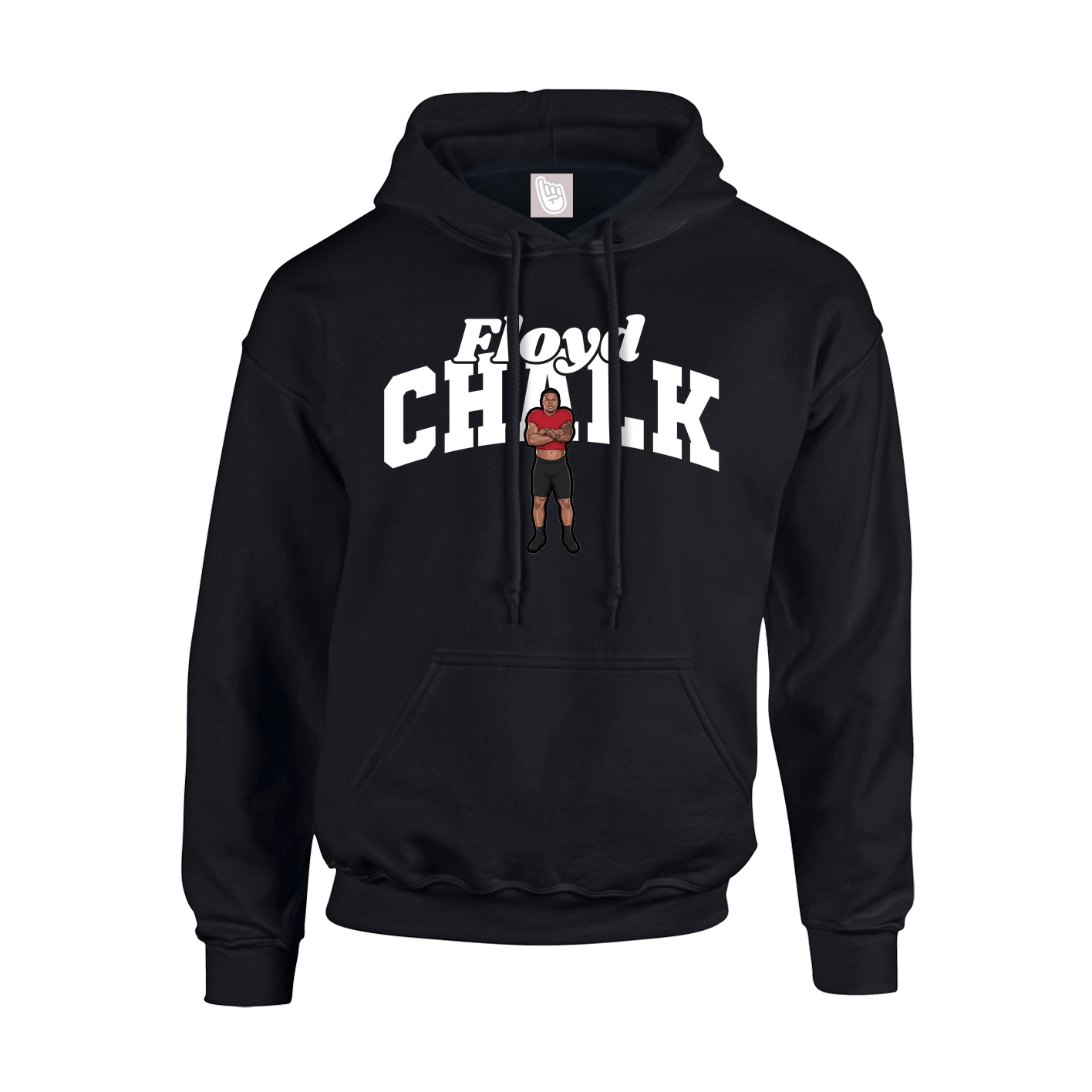 Hoodie — Signature Arch in Black
