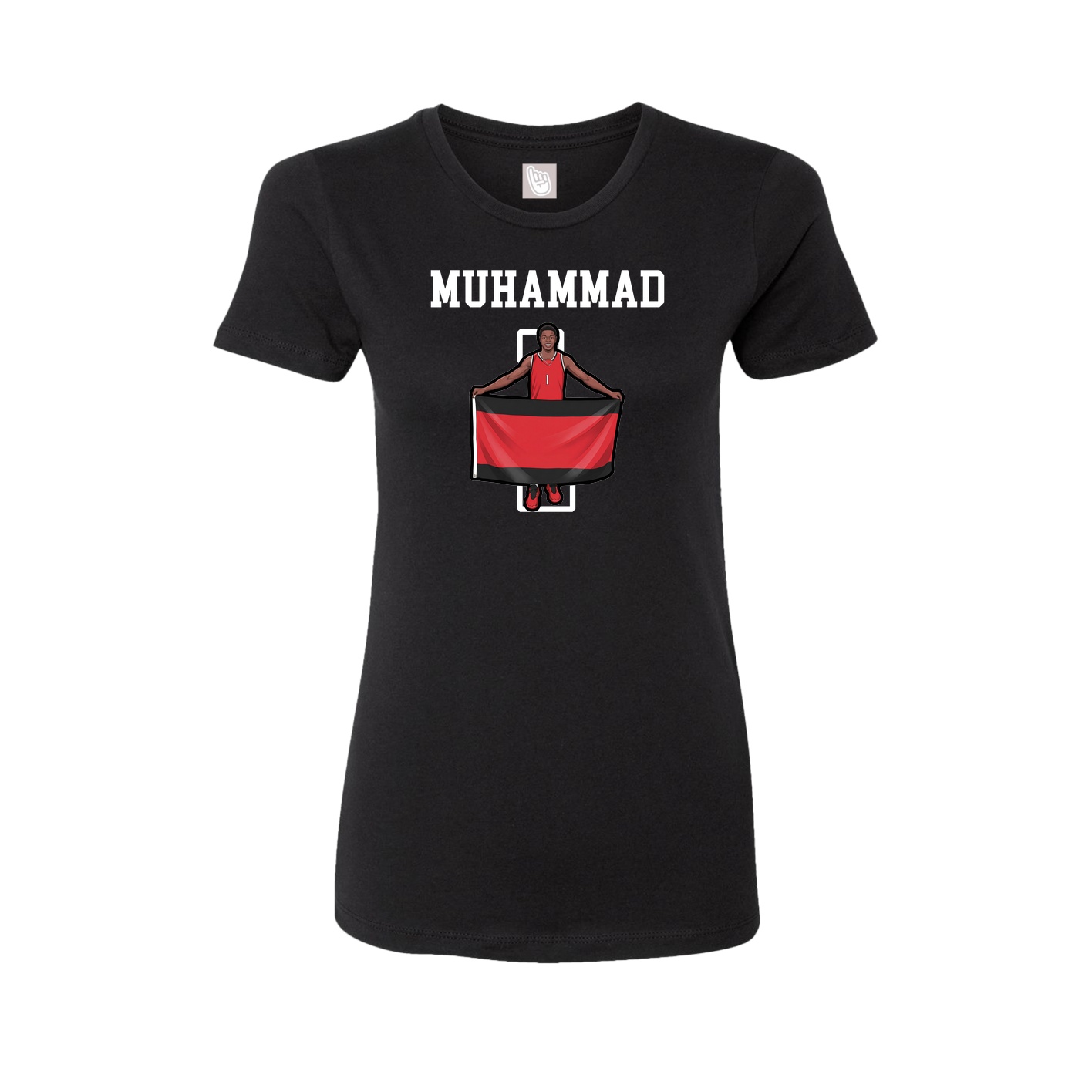 Fitted Women's Tee — Shirsey in Black