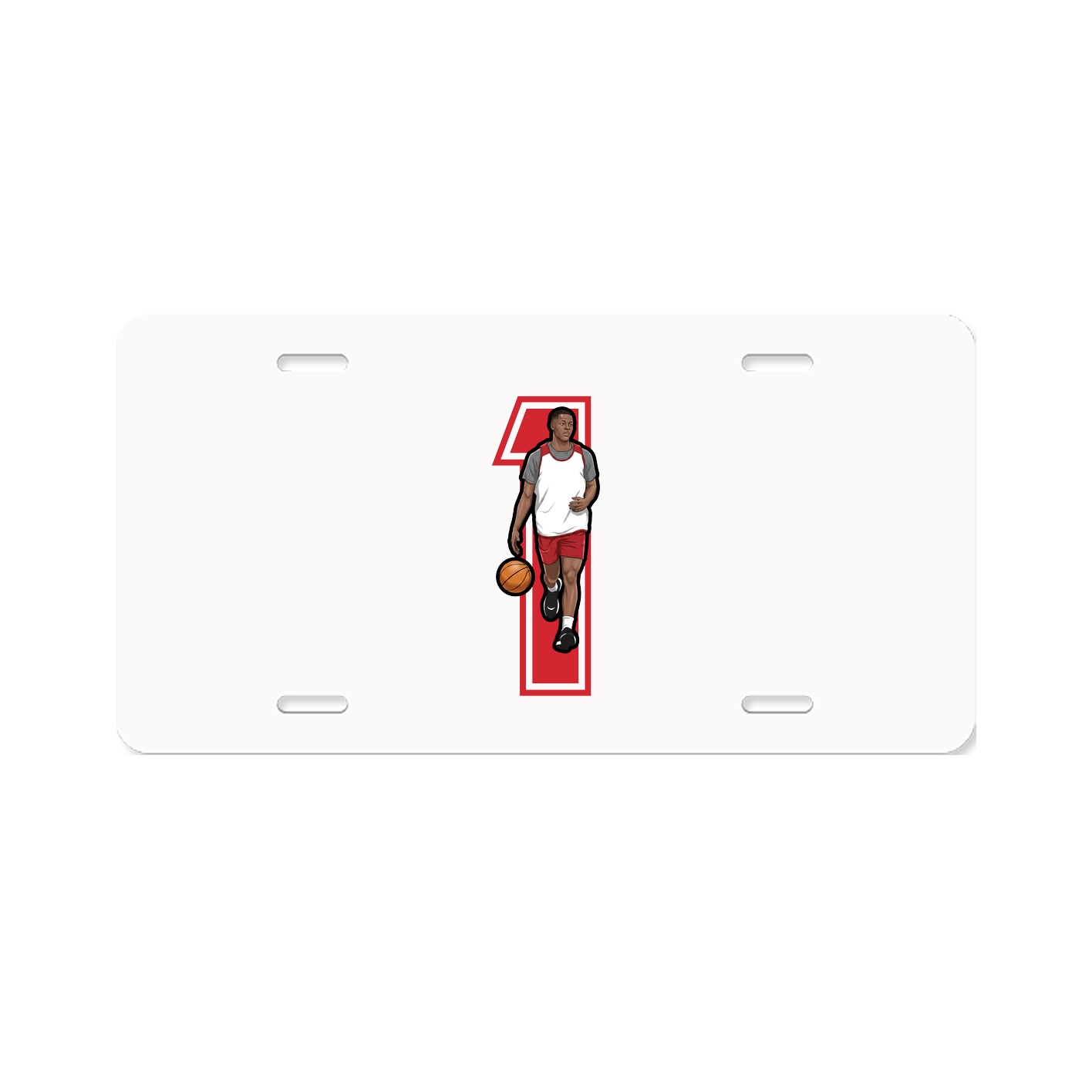 License Plate — Number in Classic