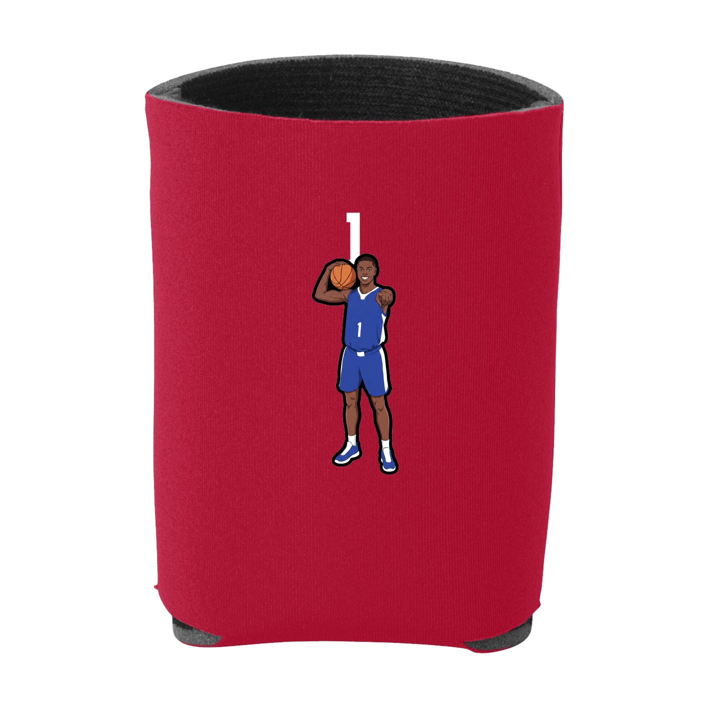 Can Holder — Number Top in Red