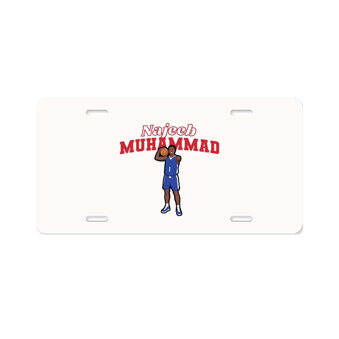License Plate — Name Arch in Classic