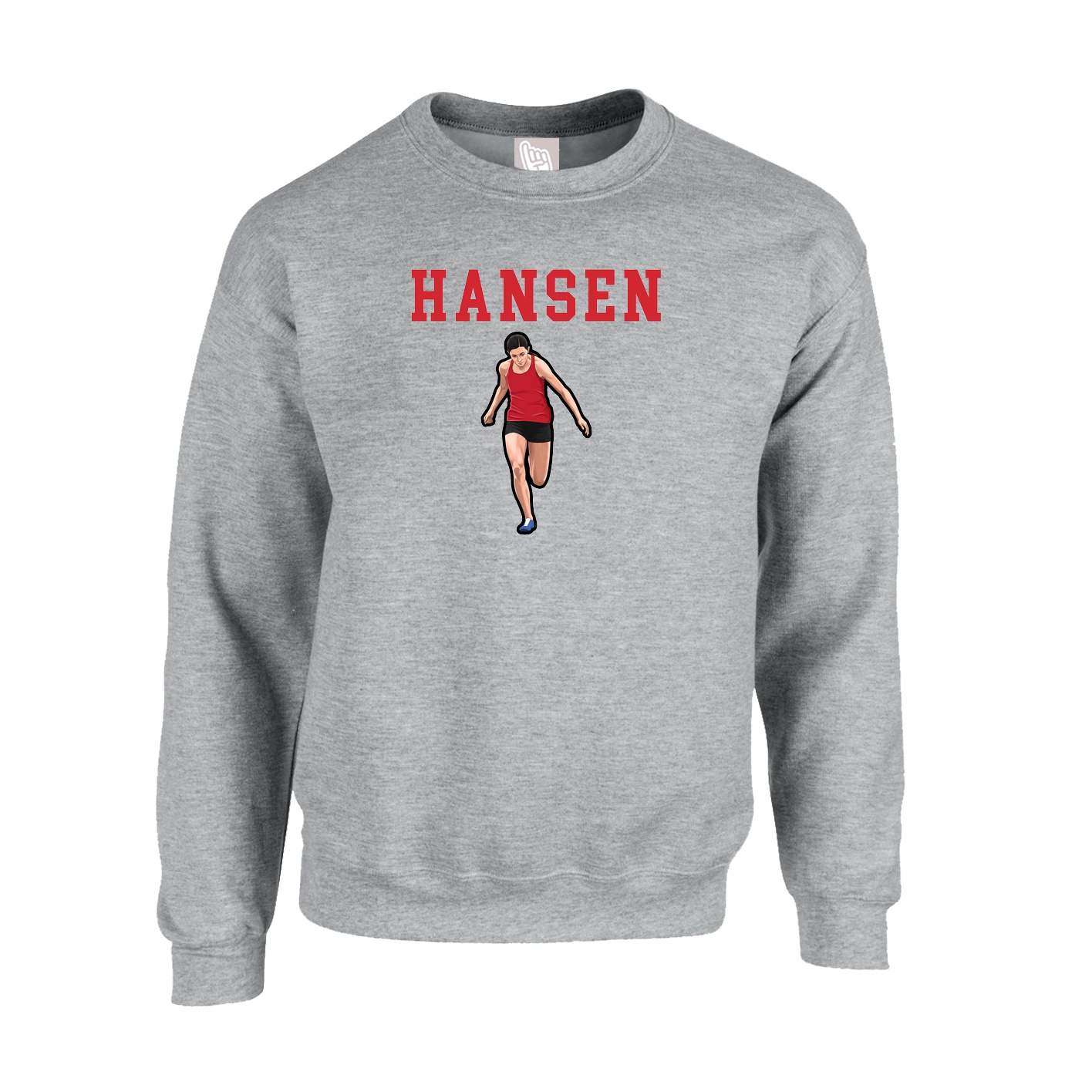 Fleece Crew — Shirsey in Grey