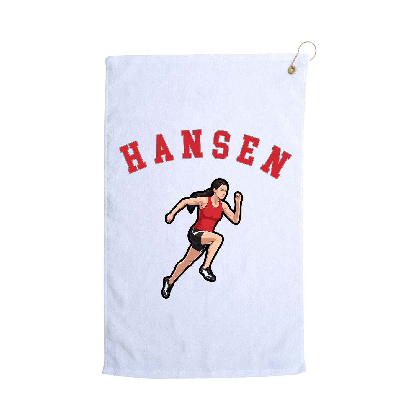 Golf Towel — Shirsey Arch in White