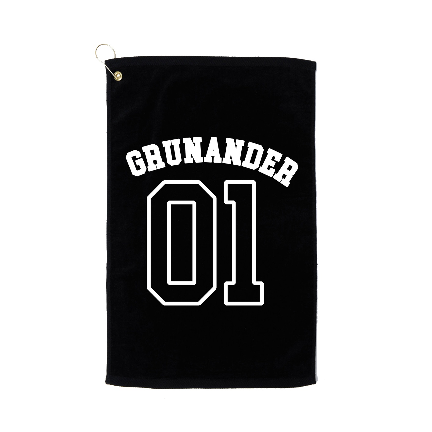Golf Towel — Shirsey Arch in Black