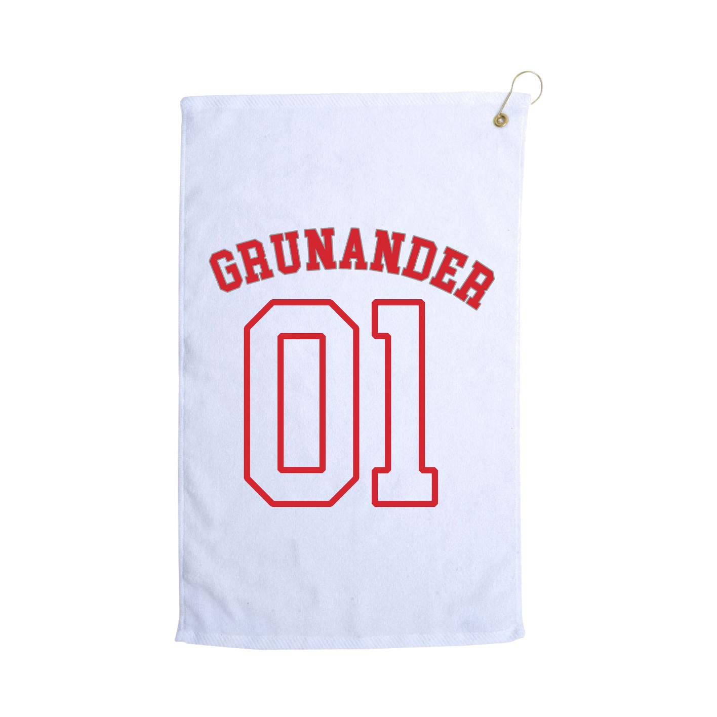 Golf Towel — Shirsey Arch in White