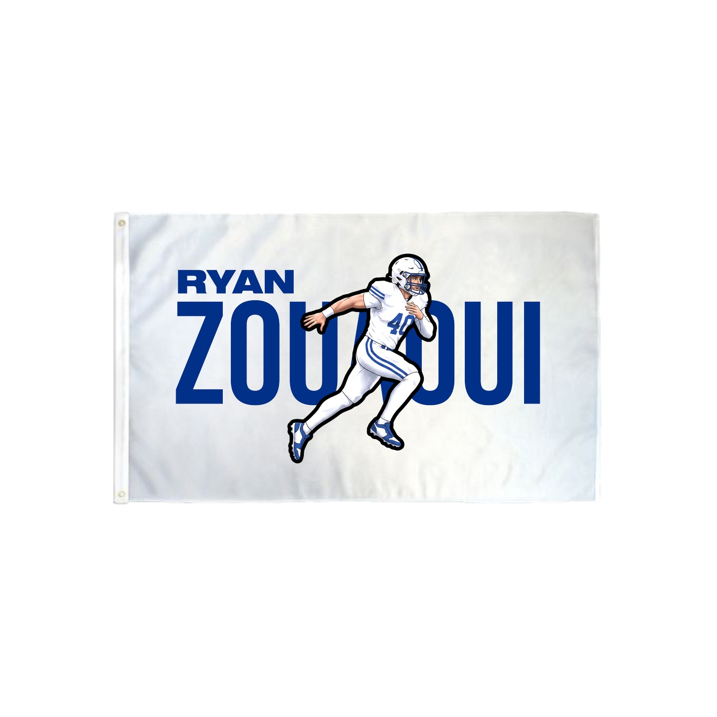 3x5 Flag — Player Name in Classic