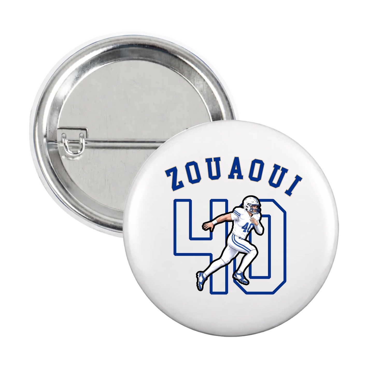 Game Day Button — Shirsey Arch in White