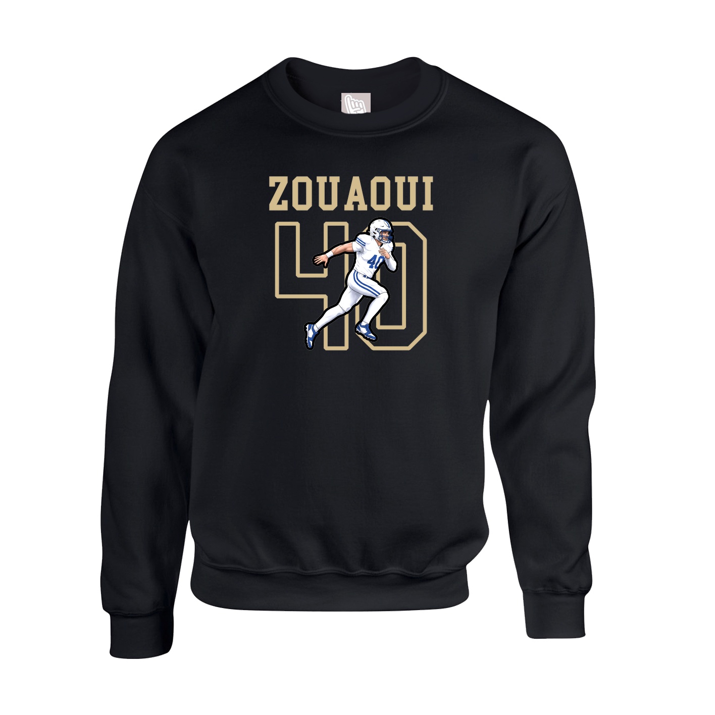 Fleece Crew — Shirsey in Black