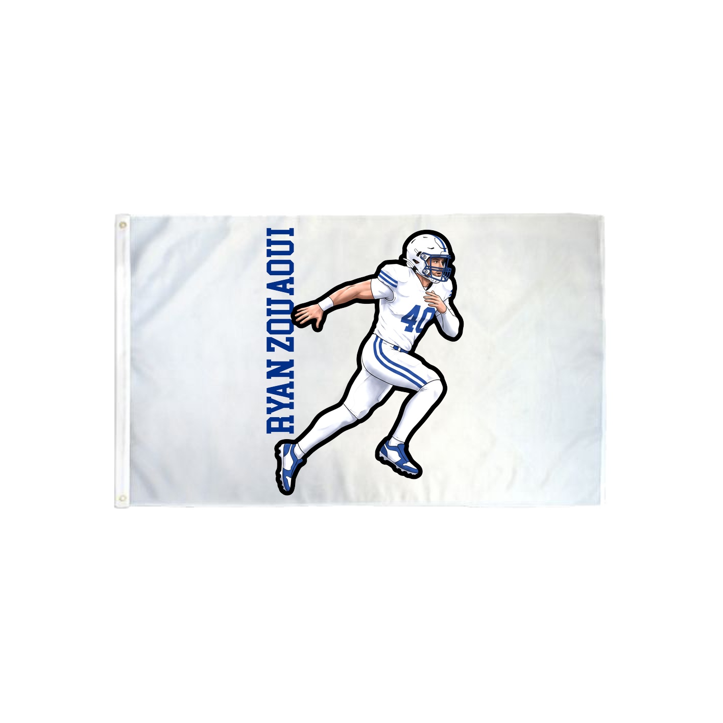3x5 Flag — Name Vertical in Classic