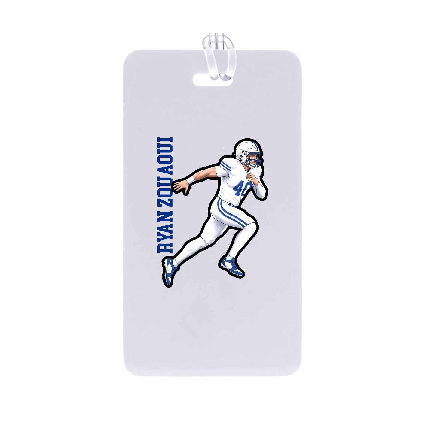 Bag Tag — Name Vertical in Classic