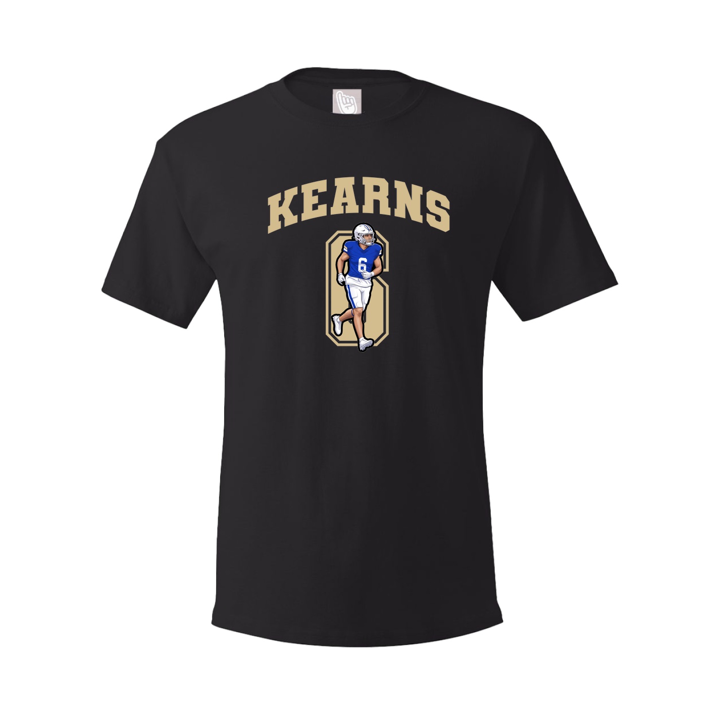 Youth Tee — Number in Black