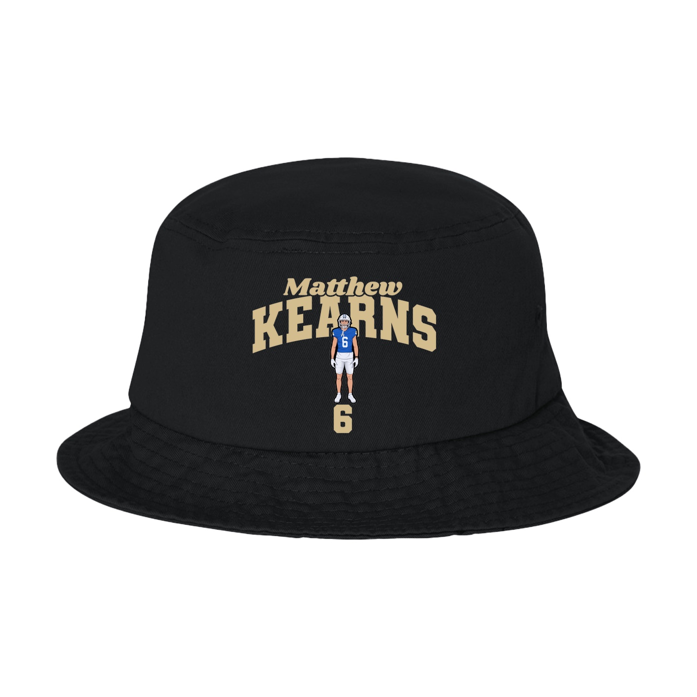 Bucket Cap — Signature Arch in Black
