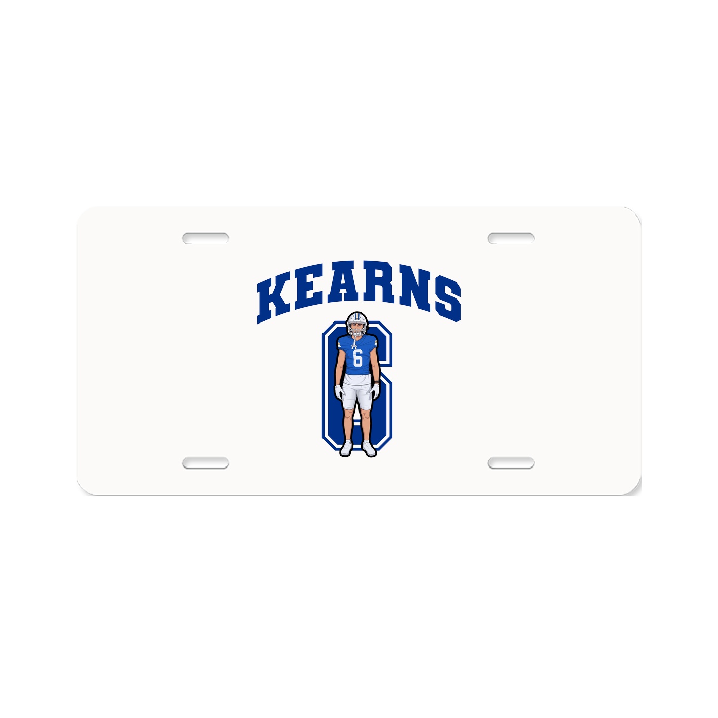 License Plate — Number in Classic