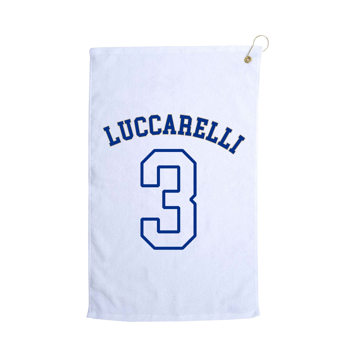 Golf Towel — Shirsey Arch in White