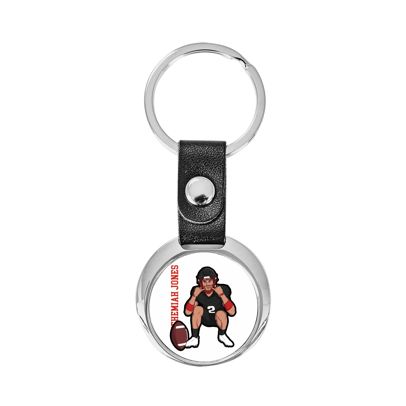 Key Chain — Name Vertical in Classic