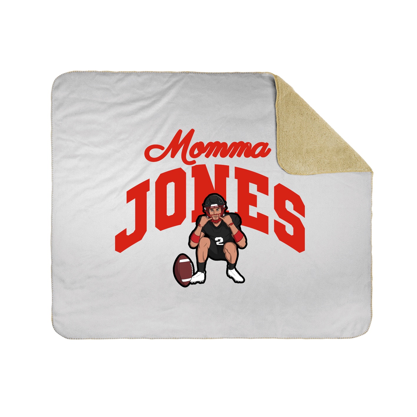 Throw Blanket — Mothers Day Arch in White