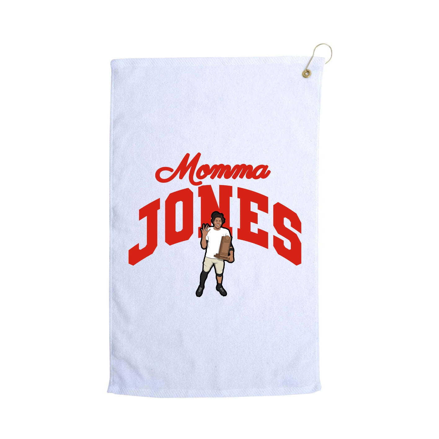 Golf Towel — Mothers Day Arch in White