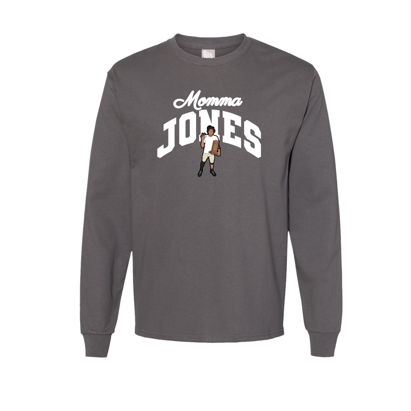 Long Sleeve Tee — Mothers Day Arch in Grey