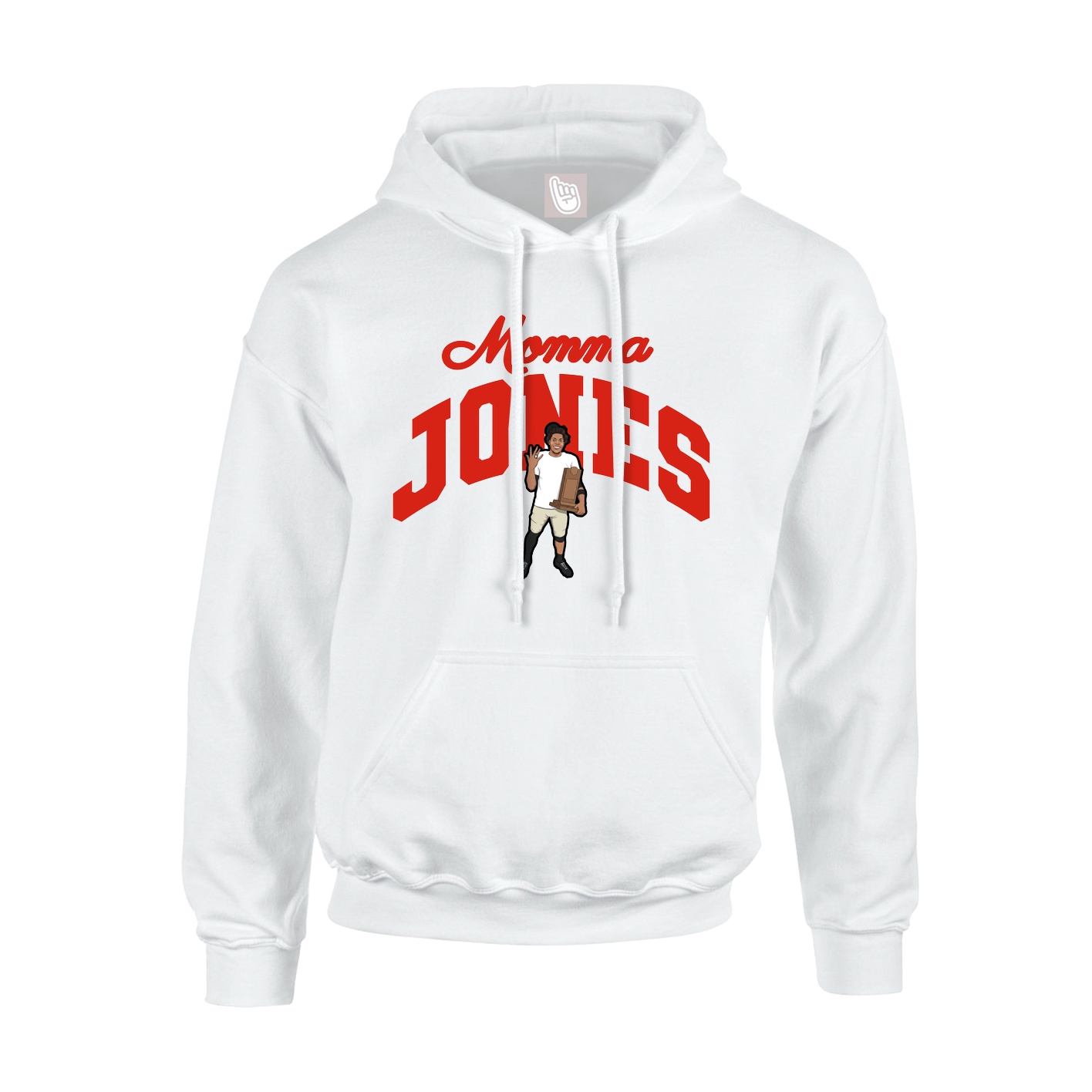 Youth Hoodie — Mothers Day Arch in White