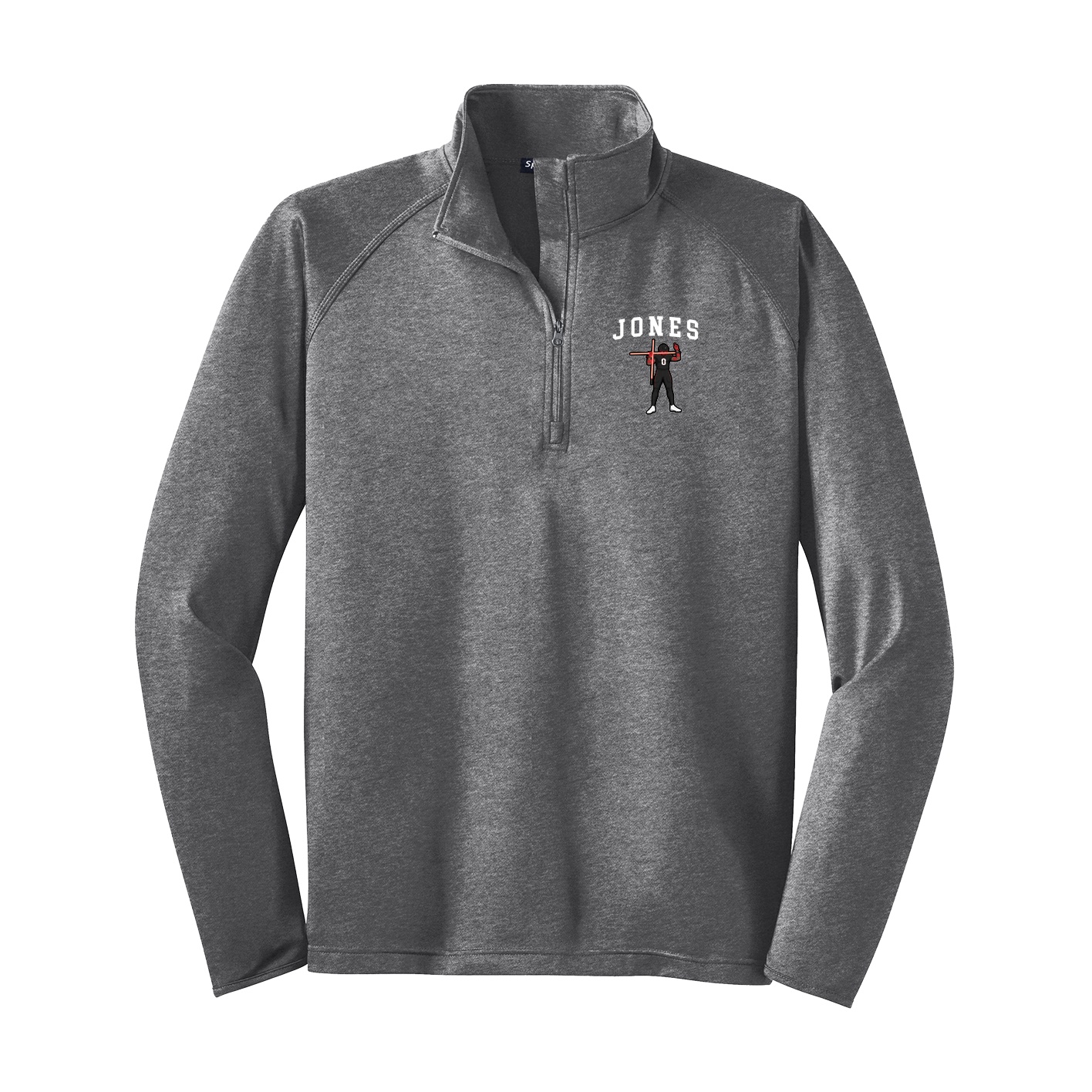 Q-Zip Pullover — Shirsey in Grey