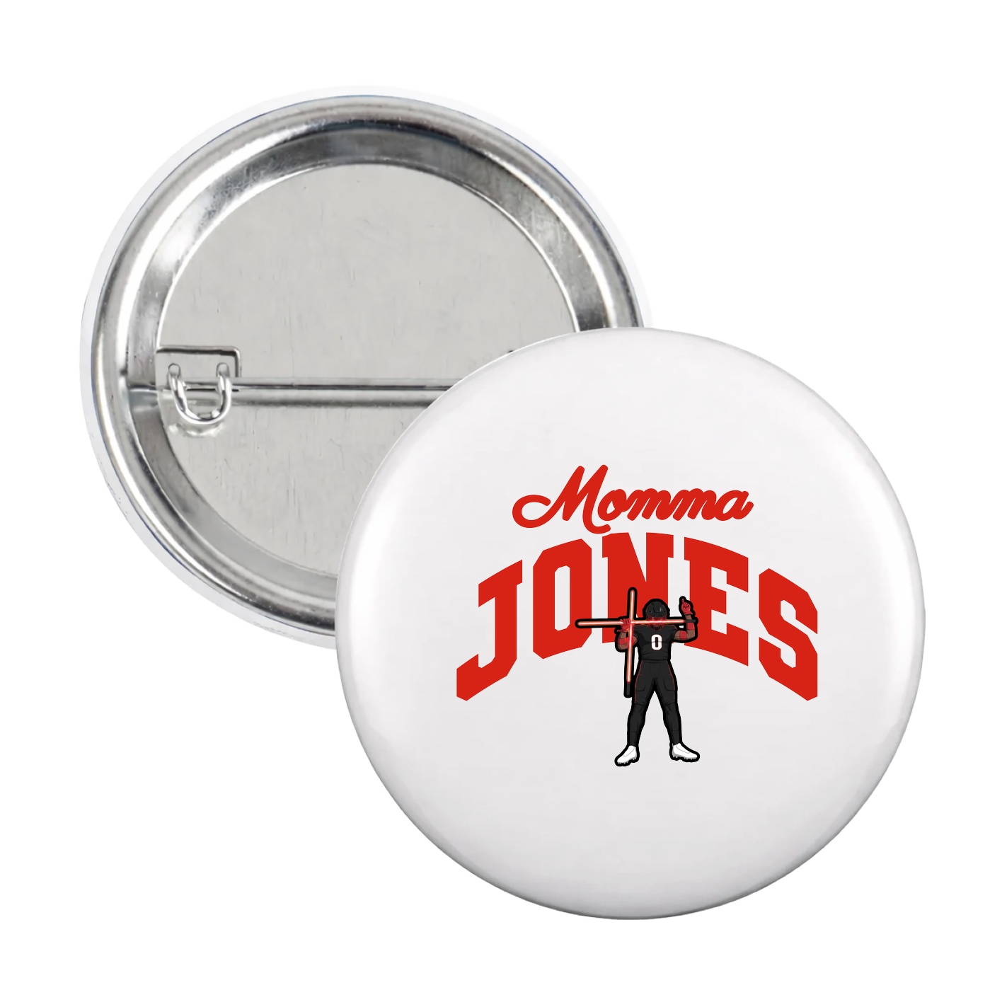 Game Day Button — Mothers Day Arch in White