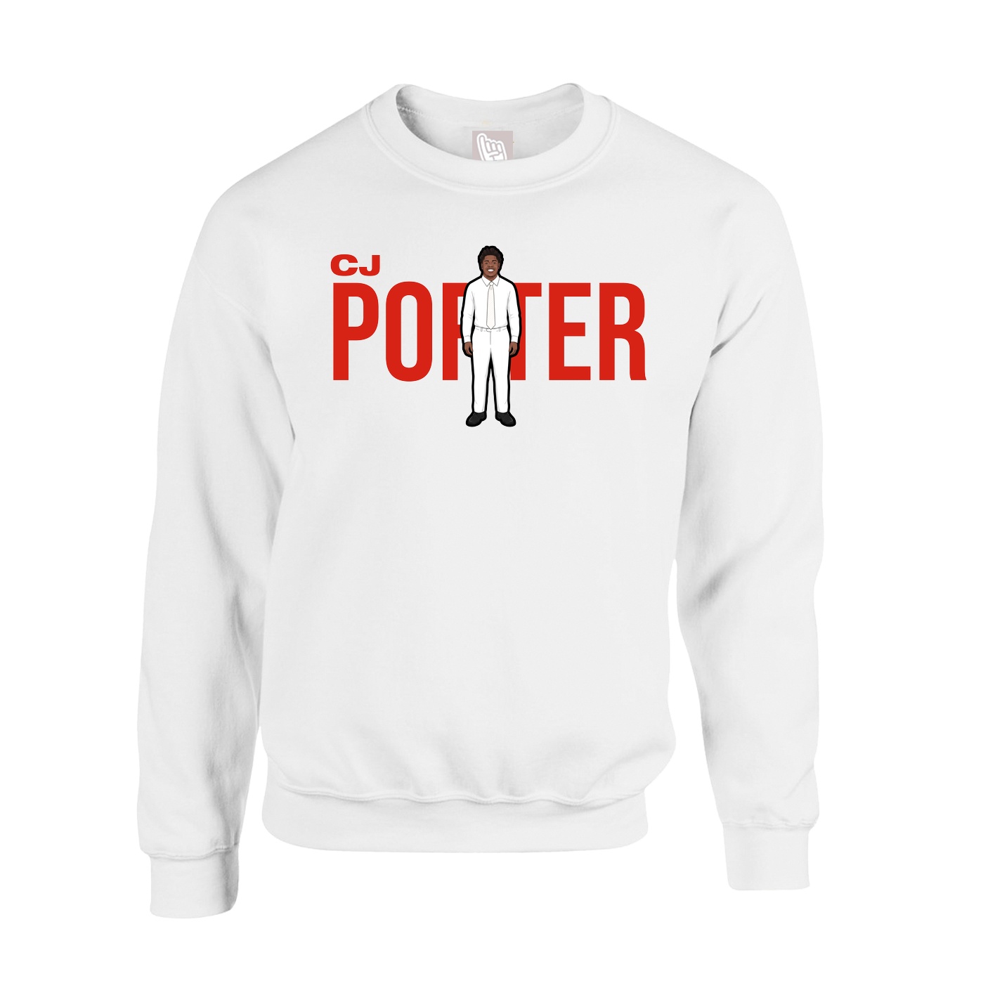 Fleece Crew — Player Name in White