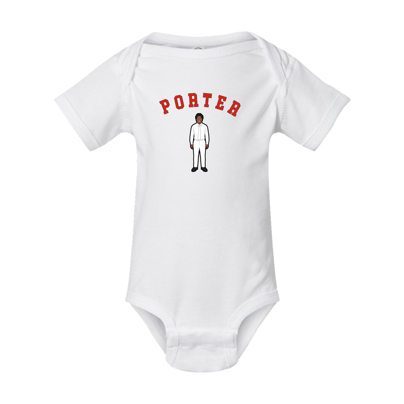 Baby Onesie — Shirsey Arch in White