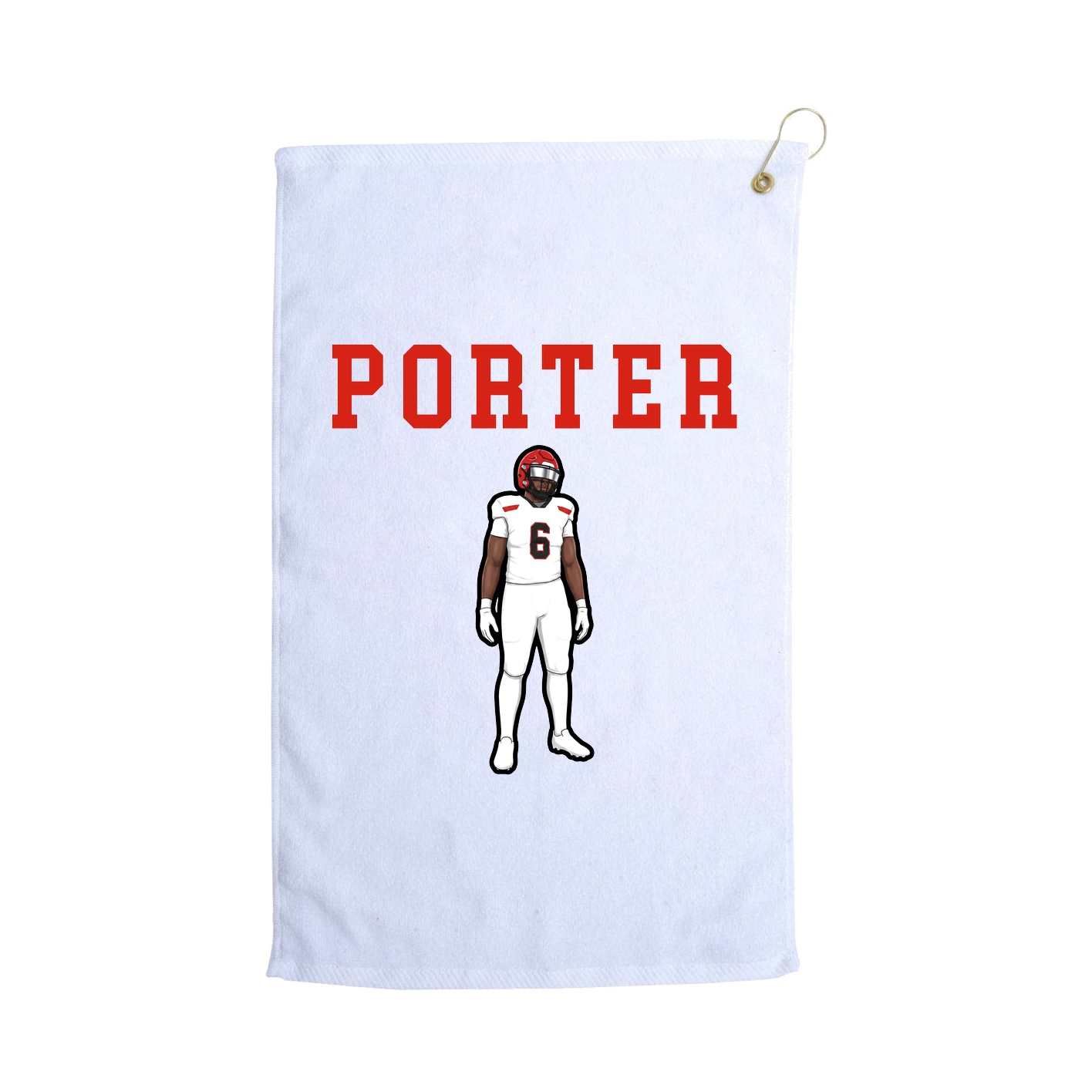 Golf Towel — Shirsey in White