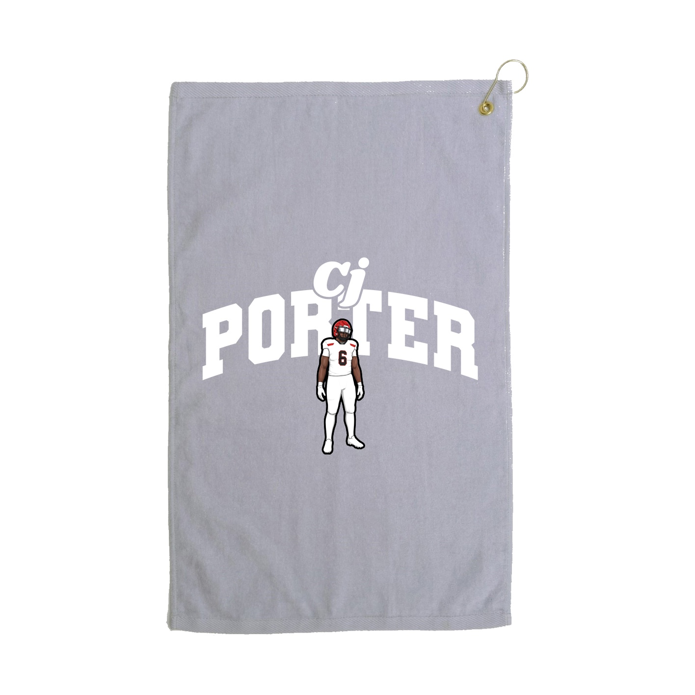 Golf Towel — Signature Arch in Grey