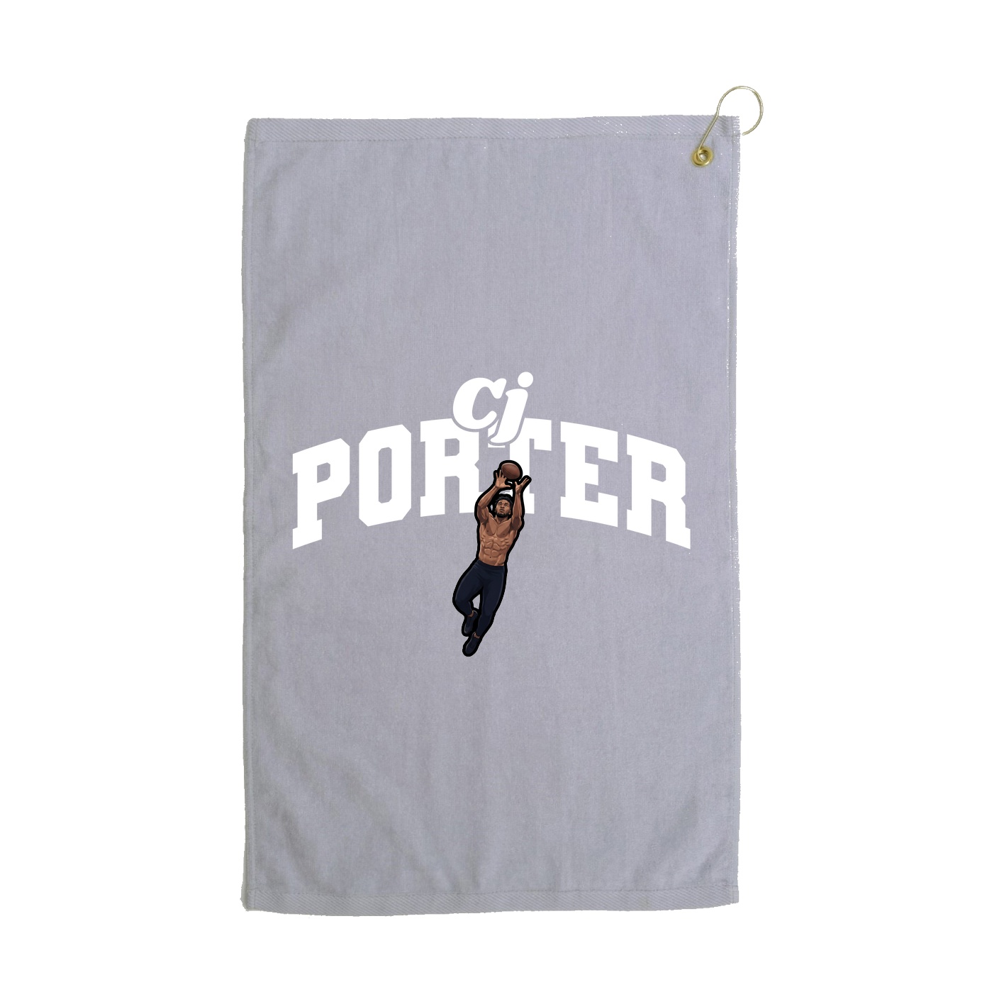 Golf Towel — Signature Arch in Grey