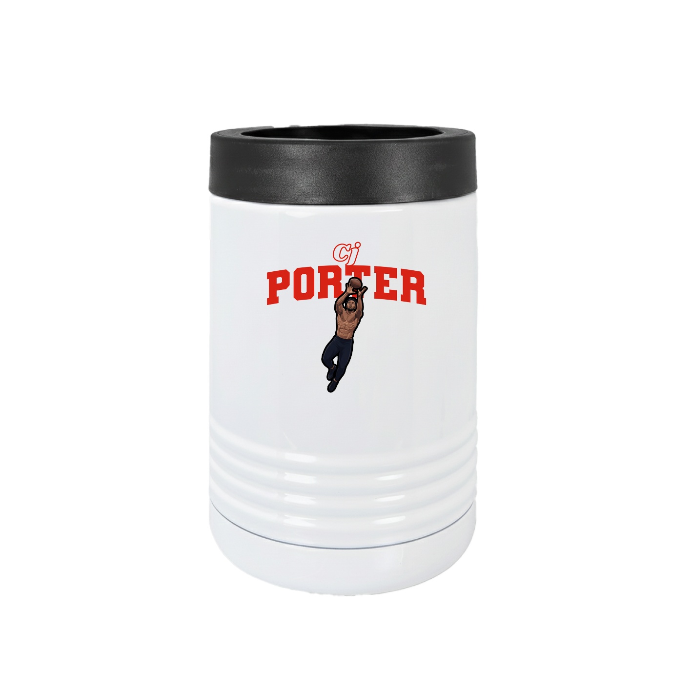 Beverage Holder — Name Arch in White