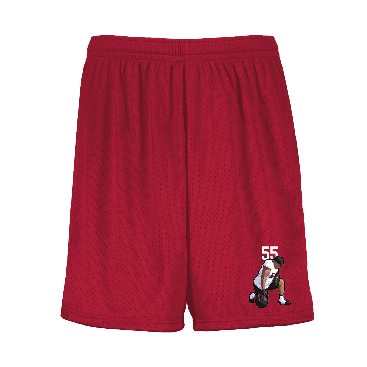 Shorts — Number Top in Red