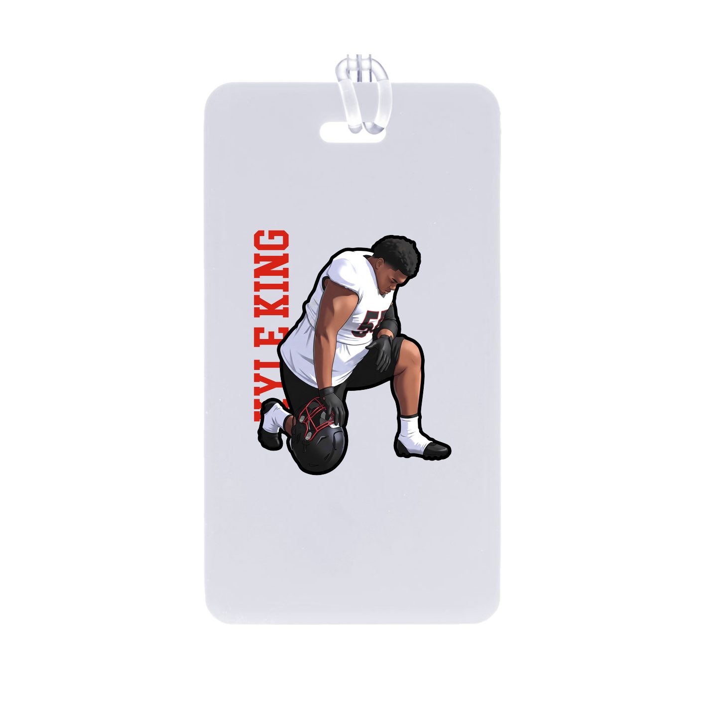 Bag Tag — Name Vertical in Classic