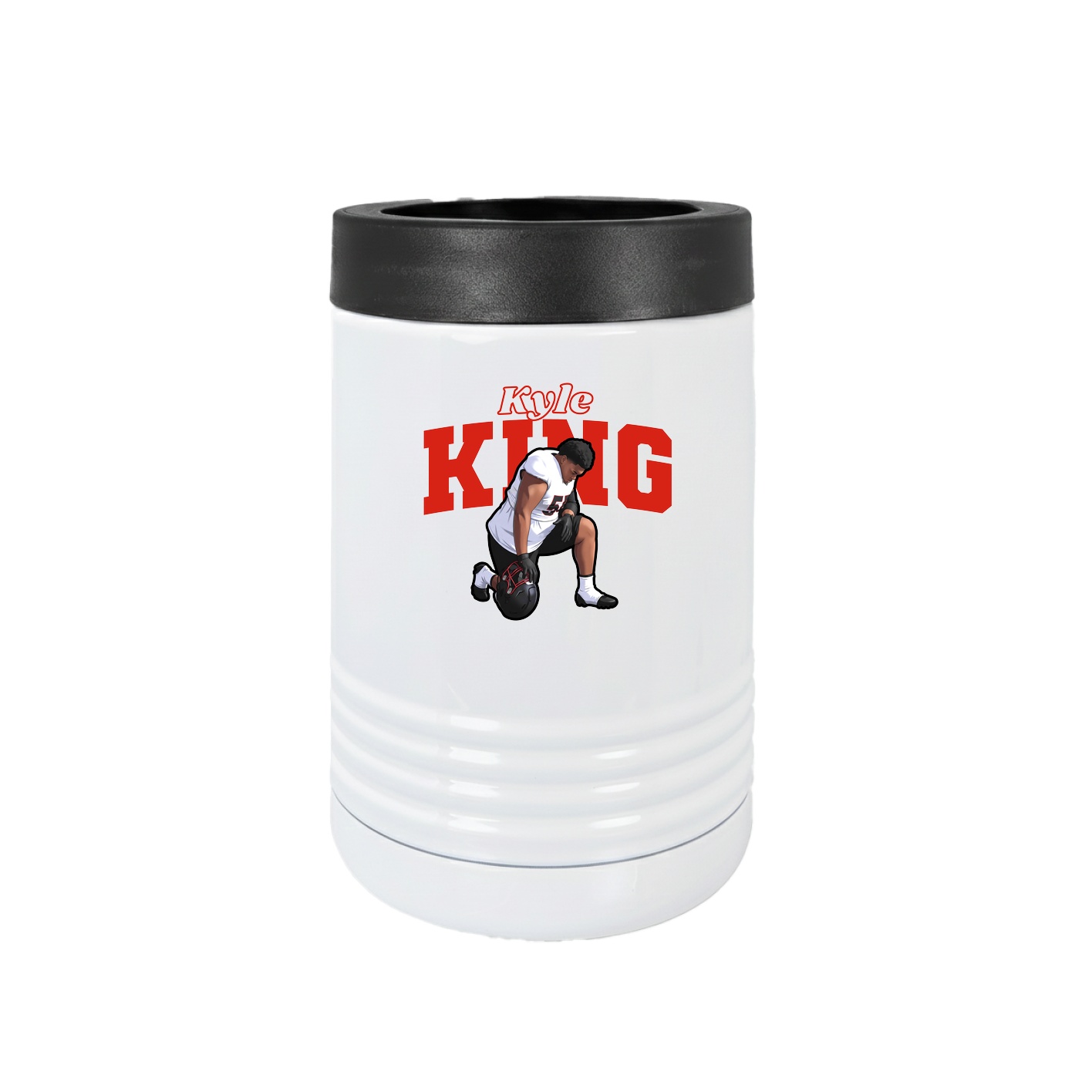 Beverage Holder — Name Arch in White
