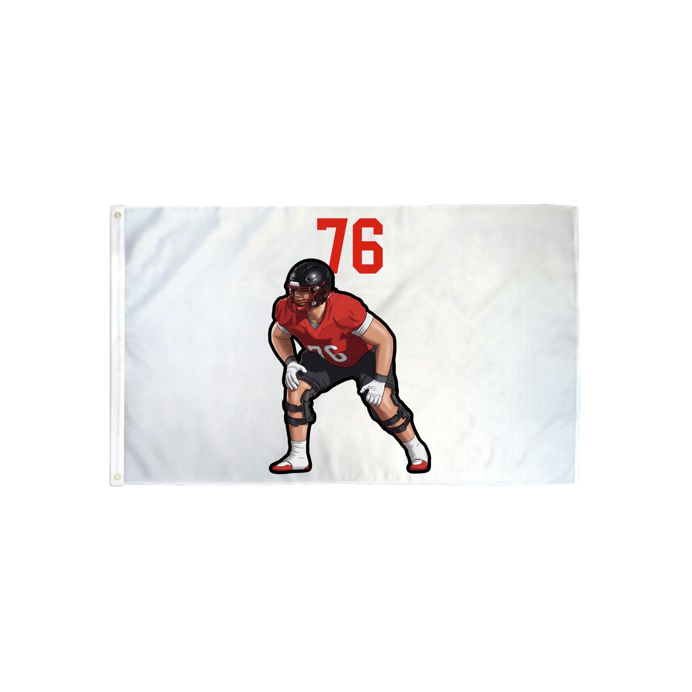 3x5 Flag — Number Top in Classic