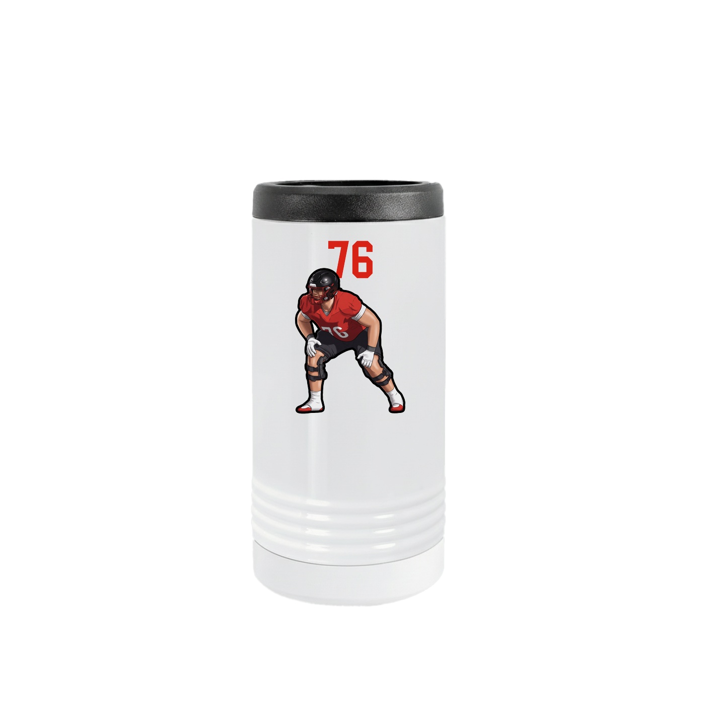 Slim Beverage Holder — Number Top in White