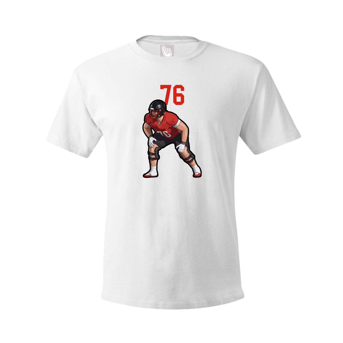 Tee — Number Top in White