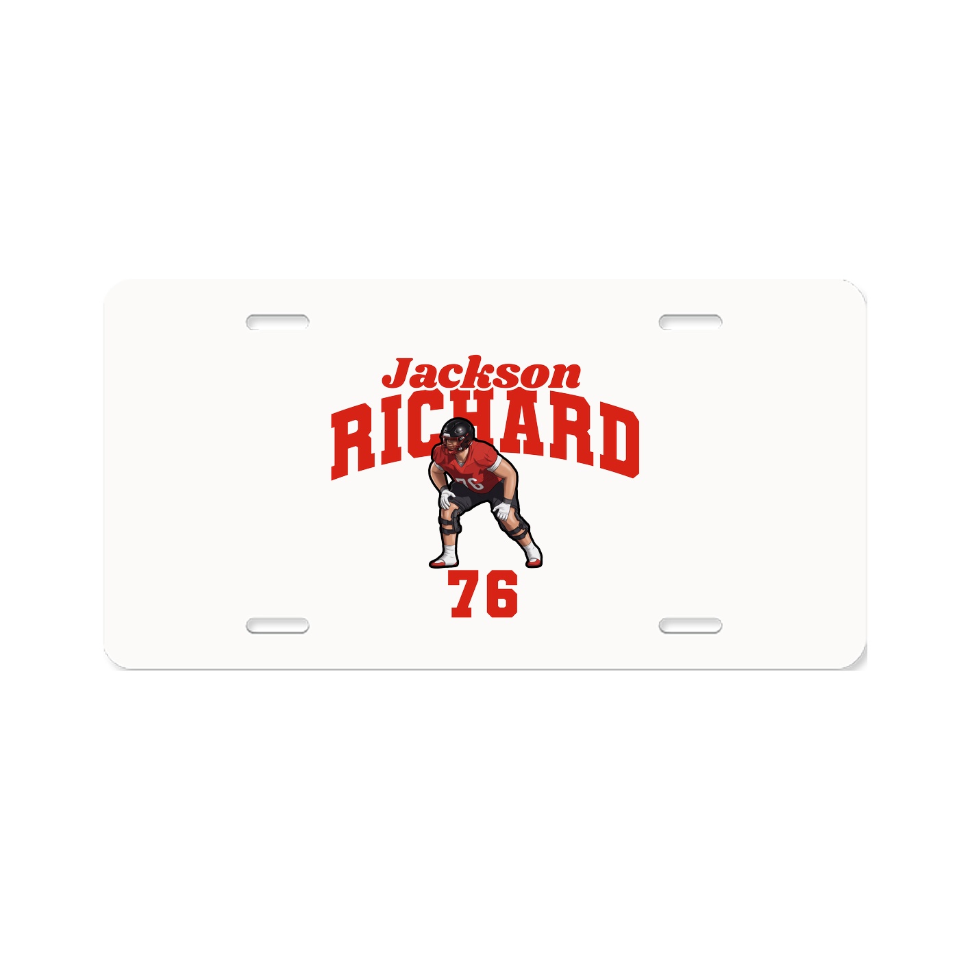 License Plate — Signature Arch in Classic