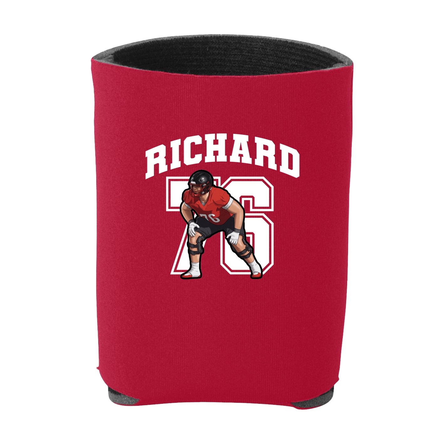 Can Holder — Number in Red