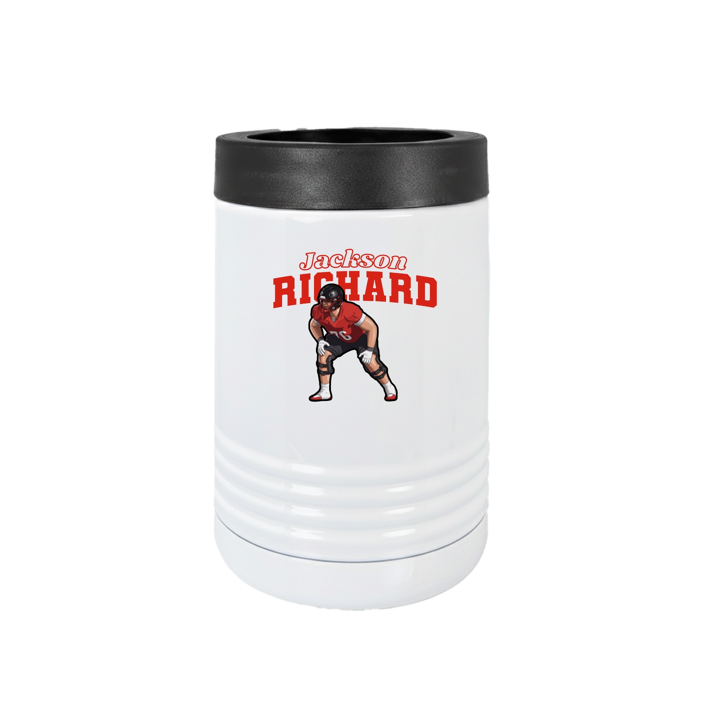 Beverage Holder — Name Arch in White